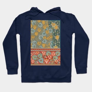 Vintage Flower Design Hoodie